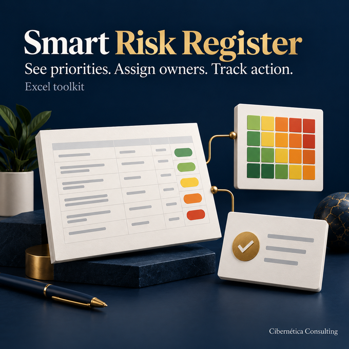 Smart Risk Register — prioritize risk, assign owners and track action